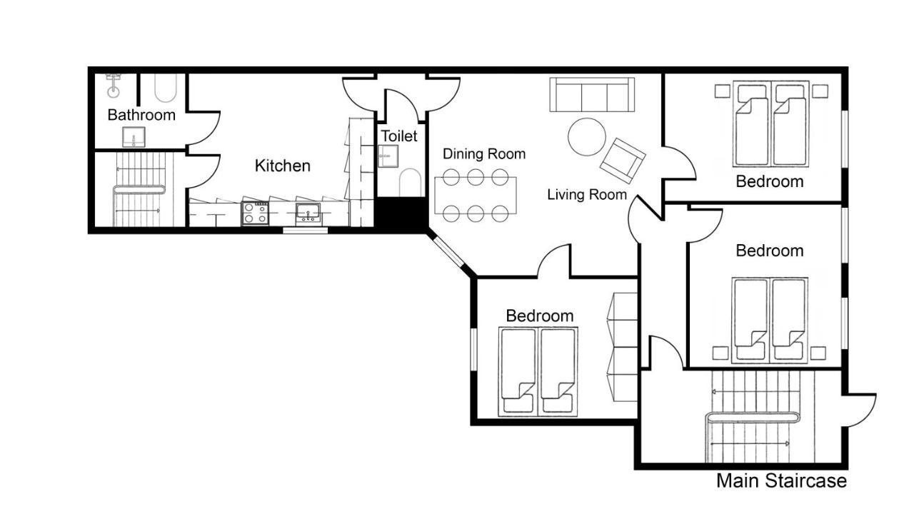 Xl Flat W 3 Bedrooms By Kings Garden In Cph City Копенхаген Екстериор снимка