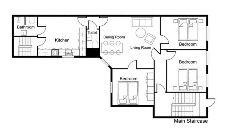 Xl Flat W 3 Bedrooms By Kings Garden In Cph City Копенхаген Екстериор снимка